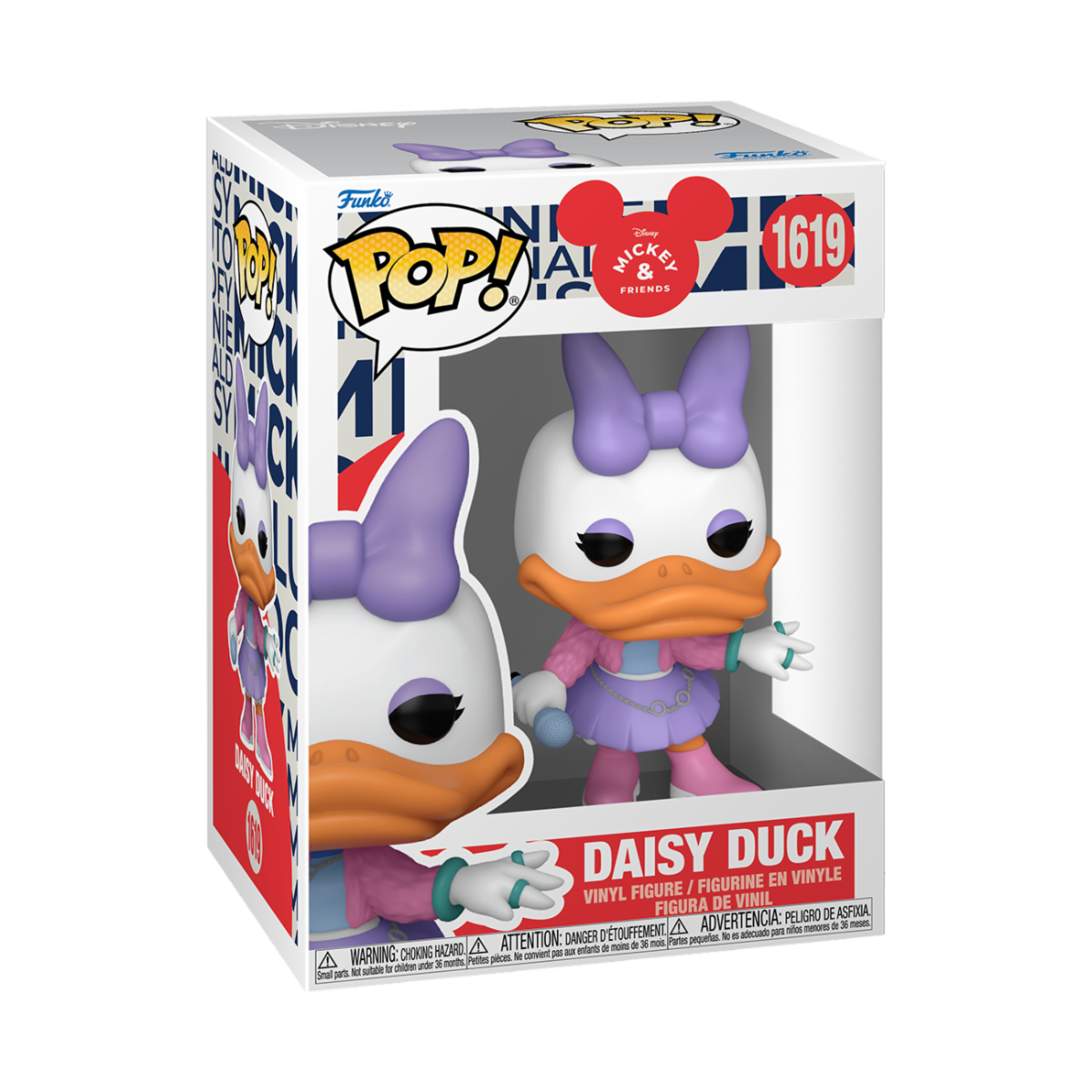 DISNEY: MICKEY MOUSE - POP FUNKO VINYL FIGURE 1619 DAISY DUCK (KPOP) 9CM