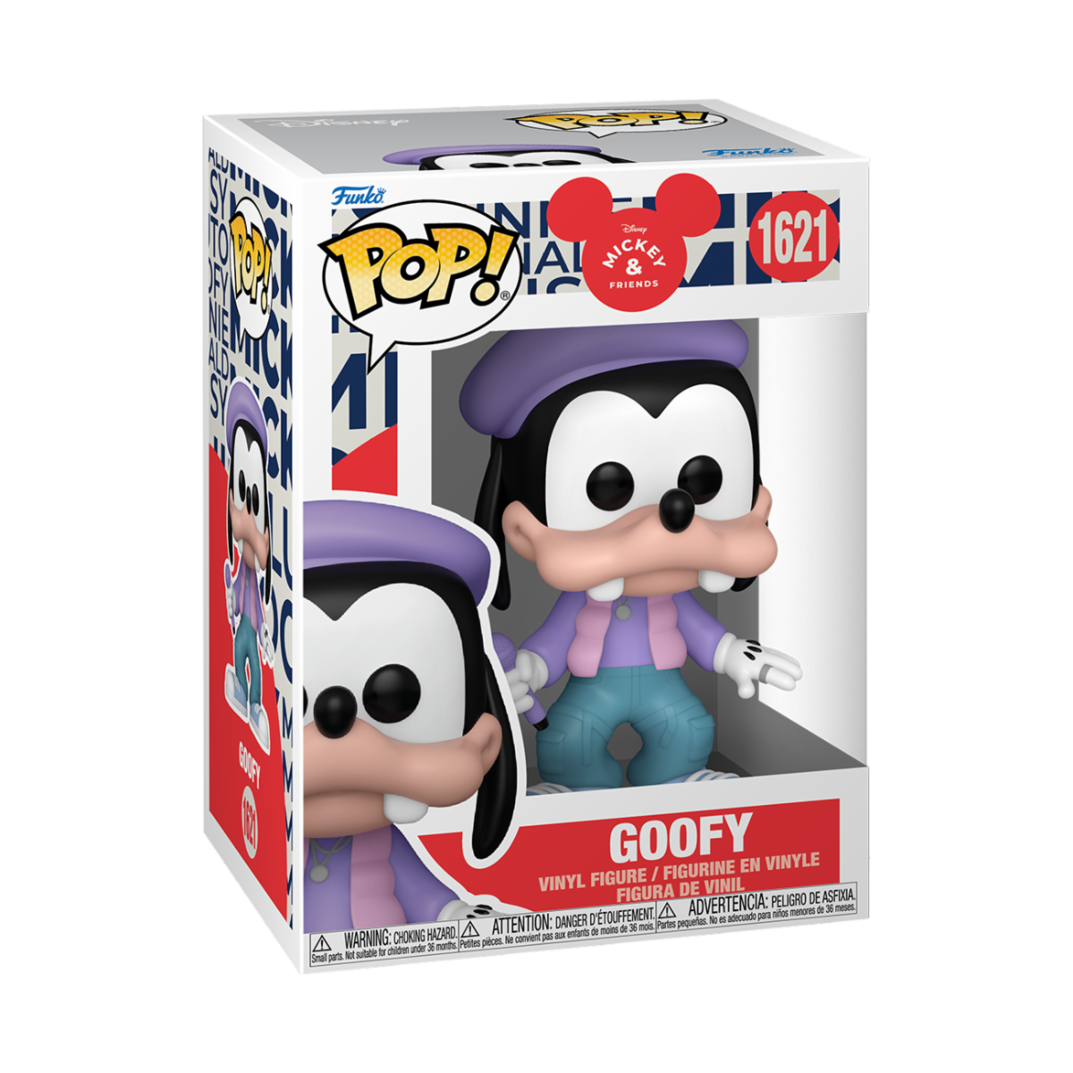 DISNEY: MICKEY MOUSE - POP FUNKO VINYL FIGURE 1621 GOOFY (KPOP) 9CM