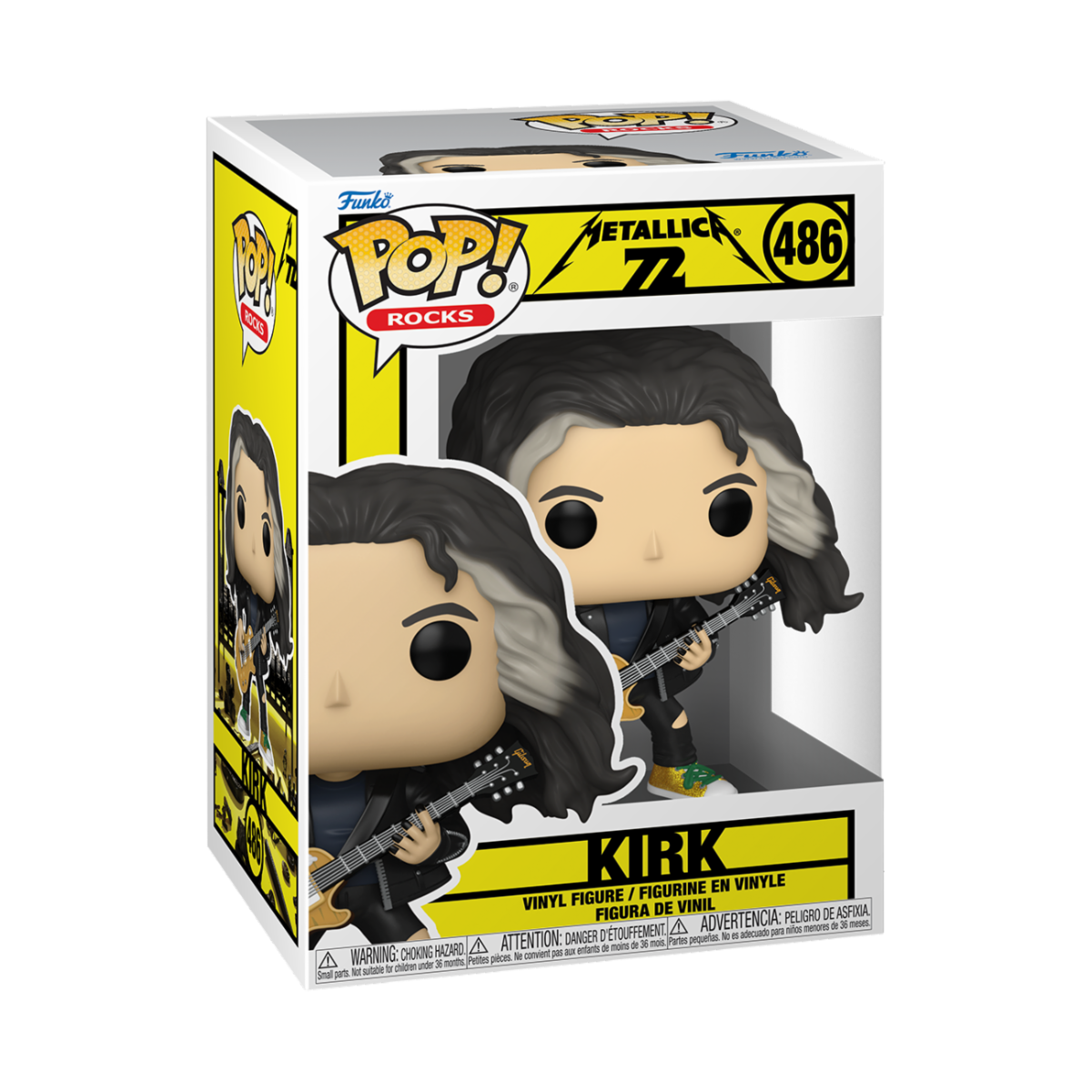 MUSIC: METALLICA - POP FUNKO VINYL FIGURE 486 KIRK (72S CONCERT) 9CM