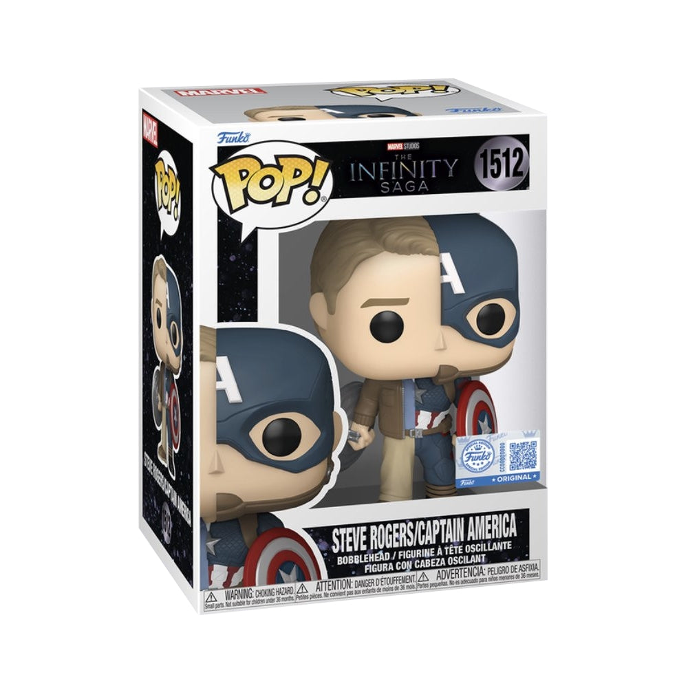 MARVEL - POP FUNKO VINYL FIGURE 1512 IS SPLIT CAP/STEVE 9CM LCG25 EXCL
