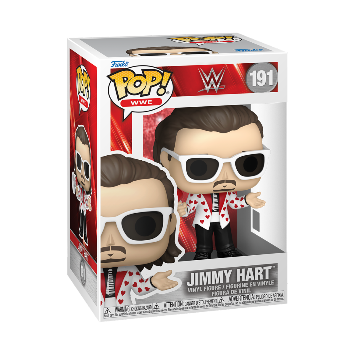 WWE - POP FUNKO VINYL FIGURE 191 JIMMY HART 9CM