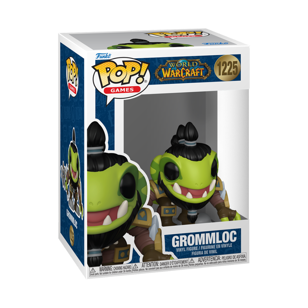 WORLD OF WARCRAFT - POP FUNKO VINYL FIGURE 1225 GROMMLOC (BABY MURLOC THRALL) 9CM