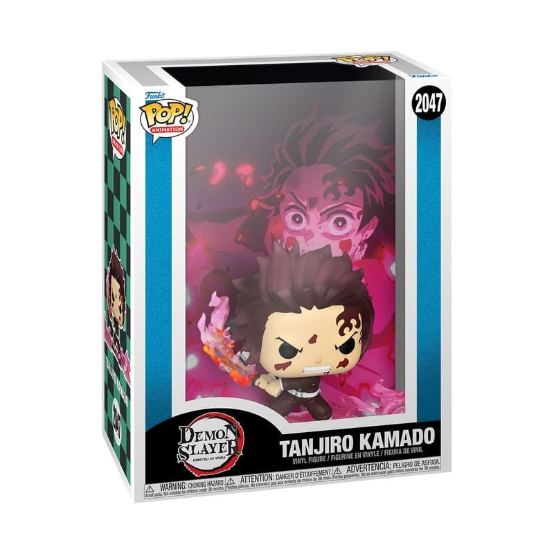 DEMON SLAYER - POP FUNKO ANIME COVER VINYL FIGURE 2047 TANJIRO KAMADO 9CM
