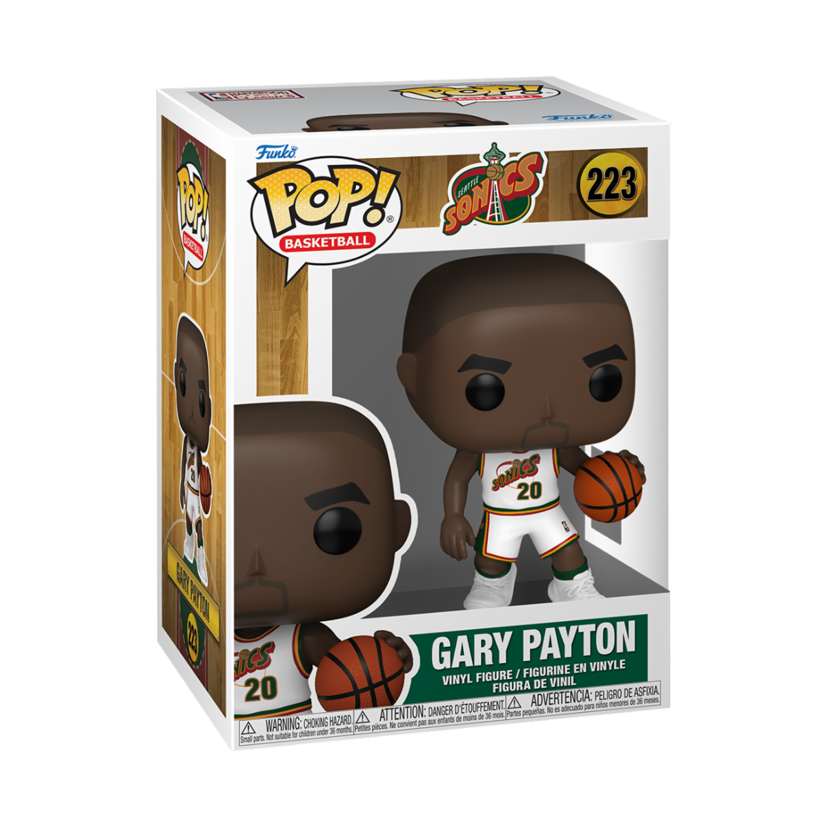 NBA - POP FUNKO VINYL FIGURE 223 GARY PAYTON (SONICS) 9CM