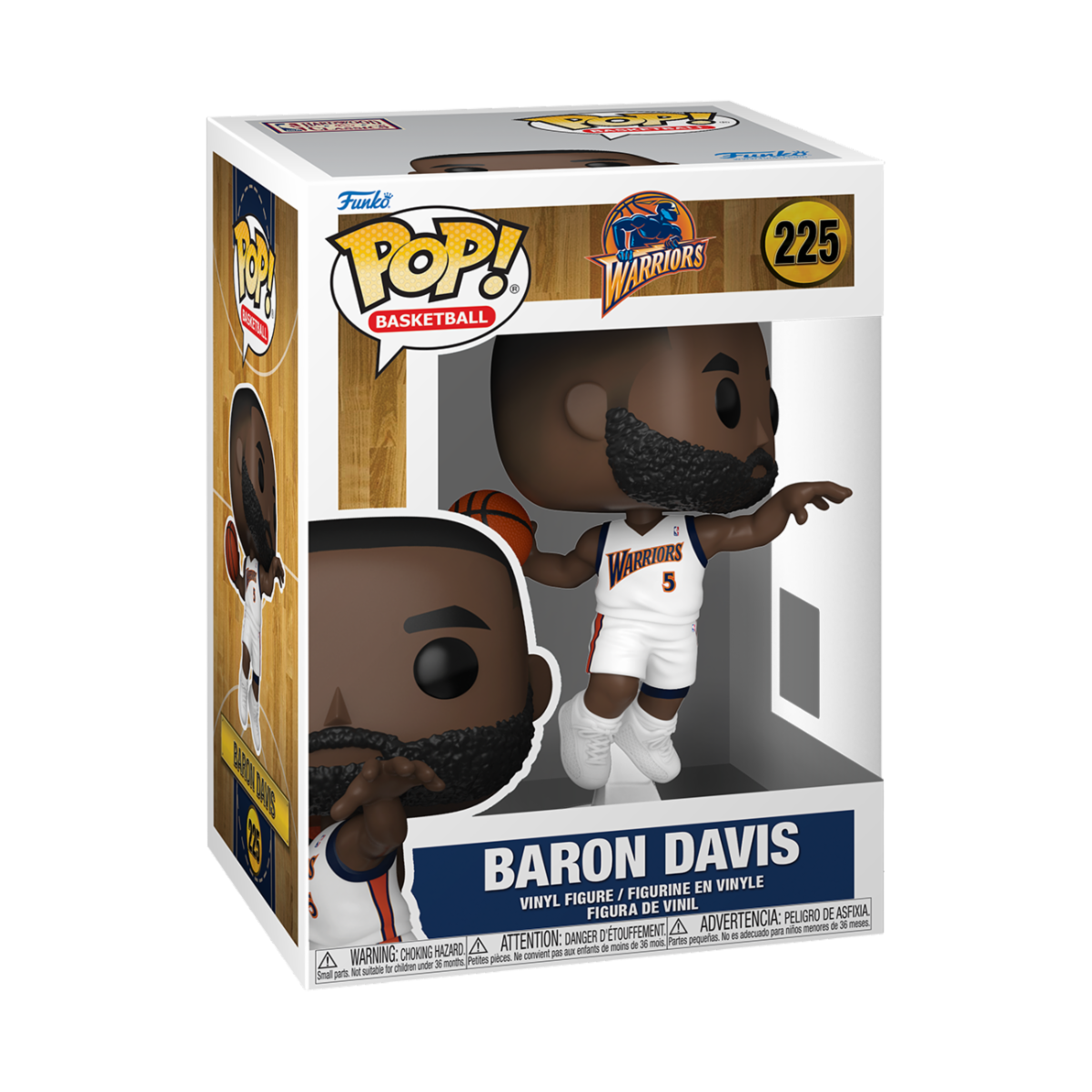 NBA - POP FUNKO VINYL FIGURE 225 BARON DAVIS (WARRIORS) 9CM