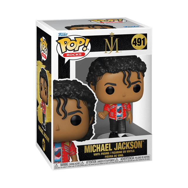 MICHAEL JACKSON S4 - POP FUNKO VINYL FIGURE 491 BEAT IT 9CM