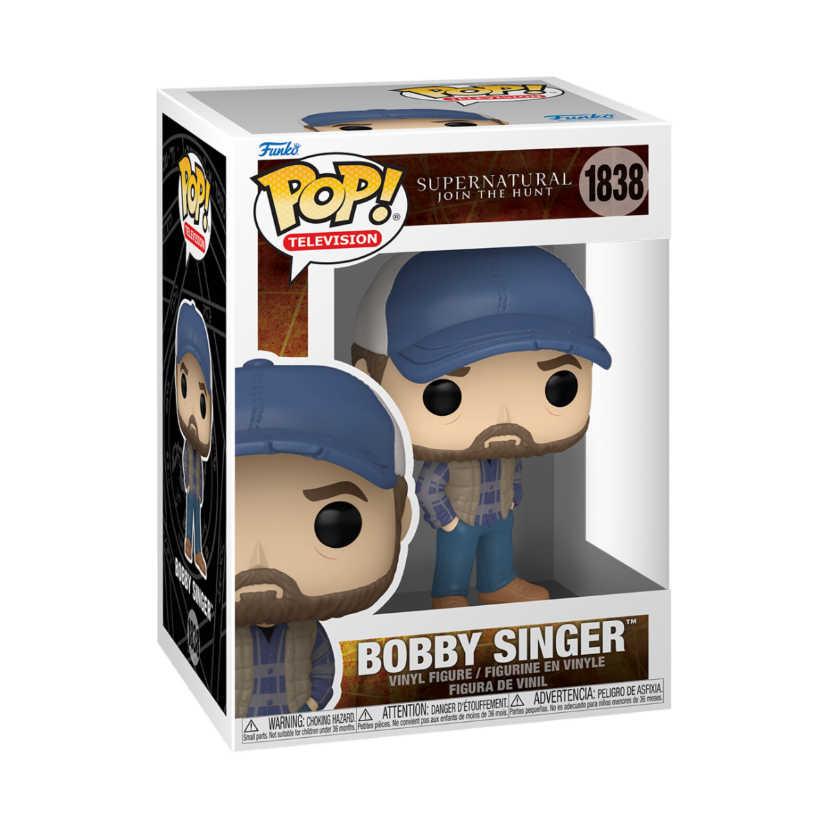SUPERNATURAL - POP FUNKO VINYL FIGURE 1838 BOBBY SINGER 9CM
