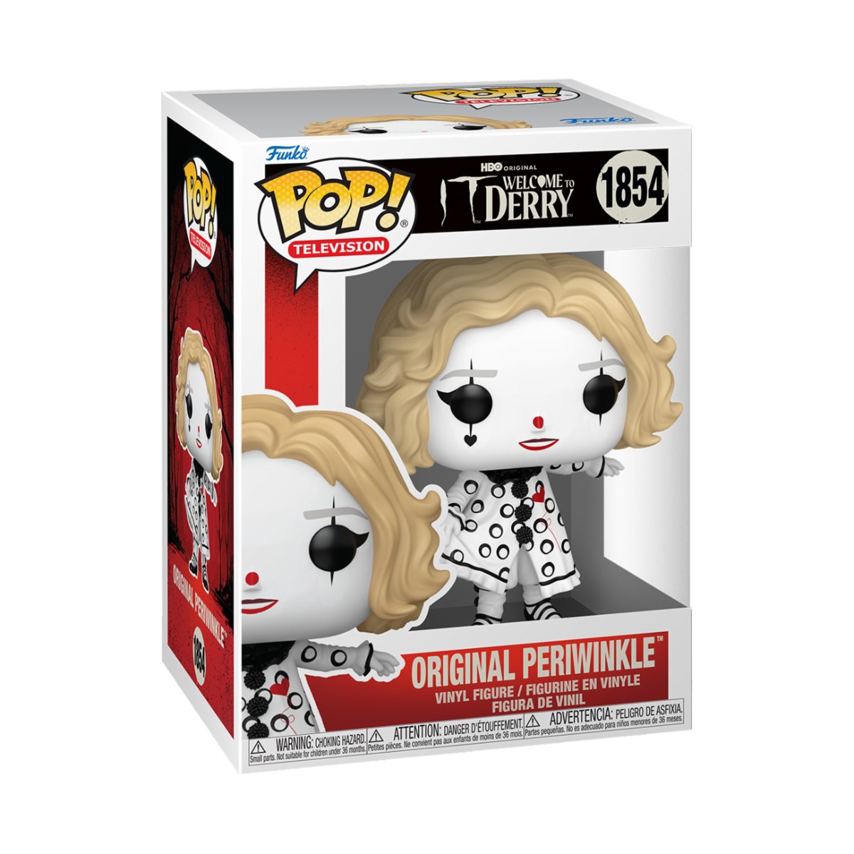 WELCOME TO DERRY S2 - POP FUNKO VINYL FIGURE 1854 ORIGINAL PERIWINKLE 9CM