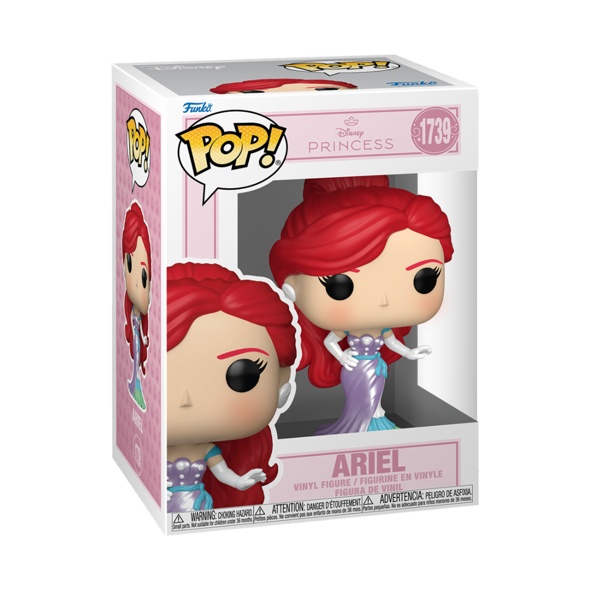 DISNEY PRINCESS GRAND ENTRANCES - POP FUNKO VINYL FIGURE 1739 ARIEL 9CM