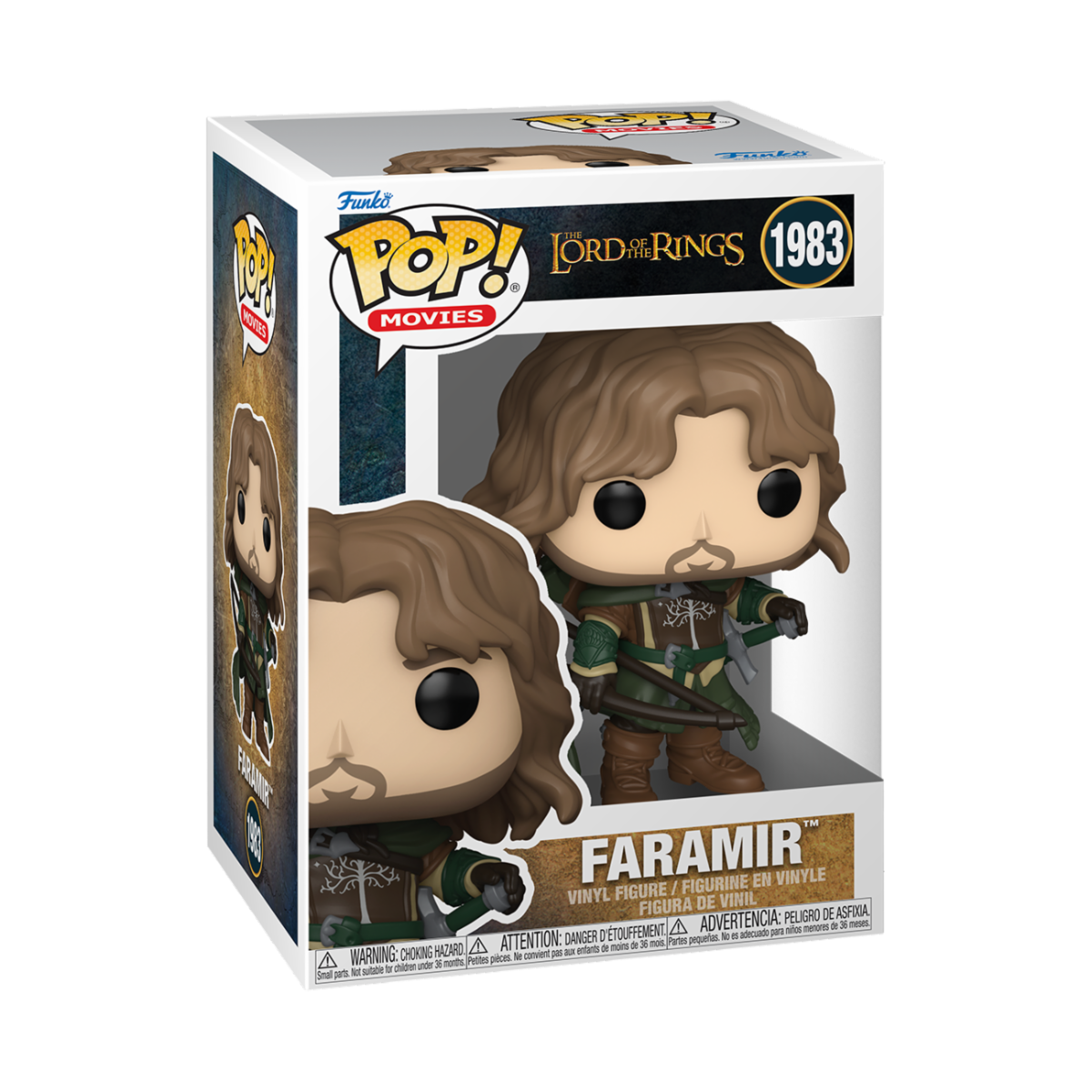 THE LORD OF THE RINGS S10 - POP FUNKO VINYL FIGURE 1983 FARAMIR 9CM