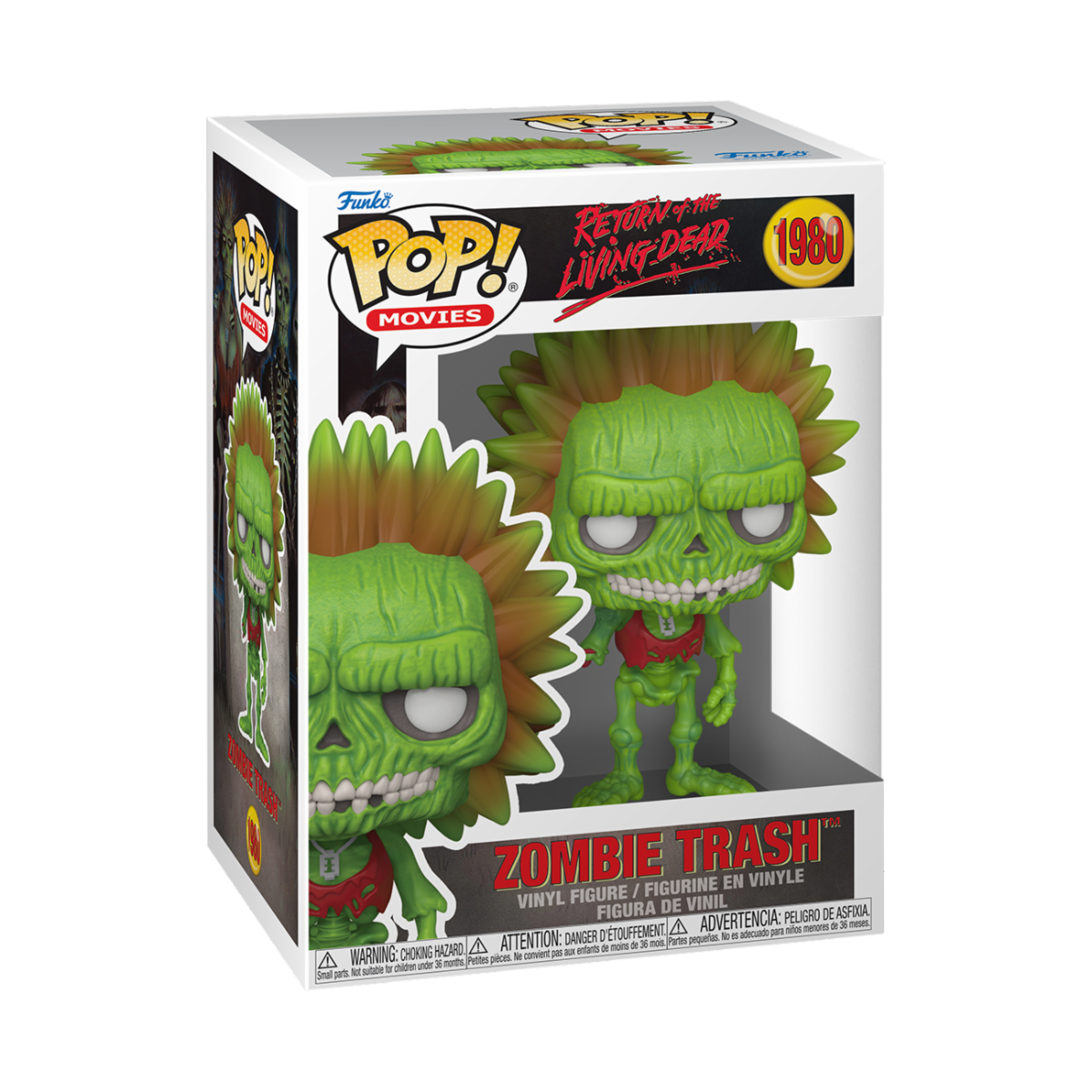 RETURN OF THE LIVING DEAD - POP FUNKO VINYL FIGURE 1980 ZOMBIE TRASH 9CM