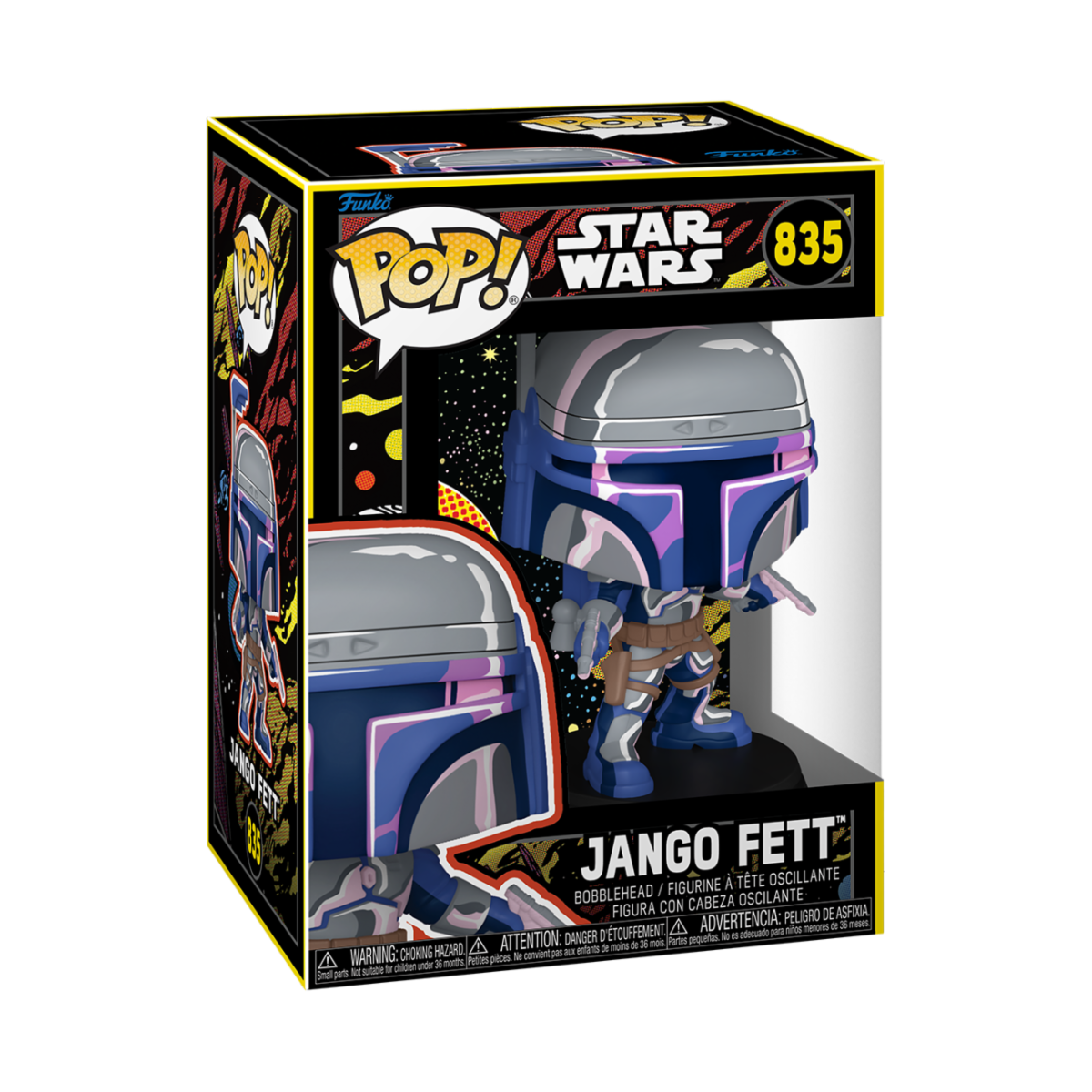 STAR WARS - POP FUNKO VINYL FIGURE 835 JANGO FETT (RETRO) 9CM