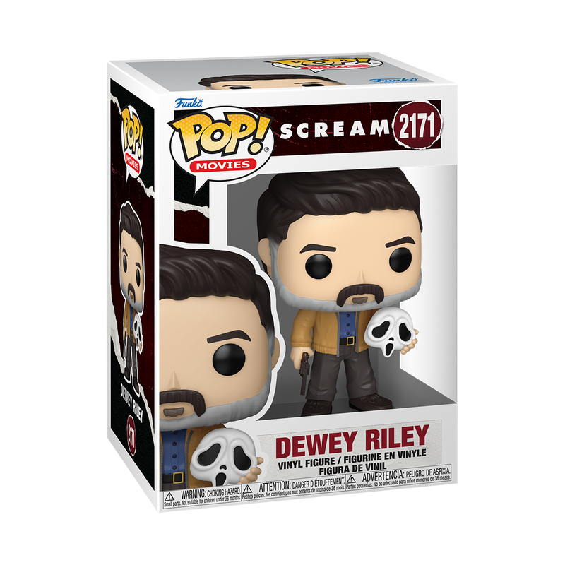 SCREAM (2022) - POP FUNKO VINYL FIGURE 2171 DEWEY RILEY 9CM