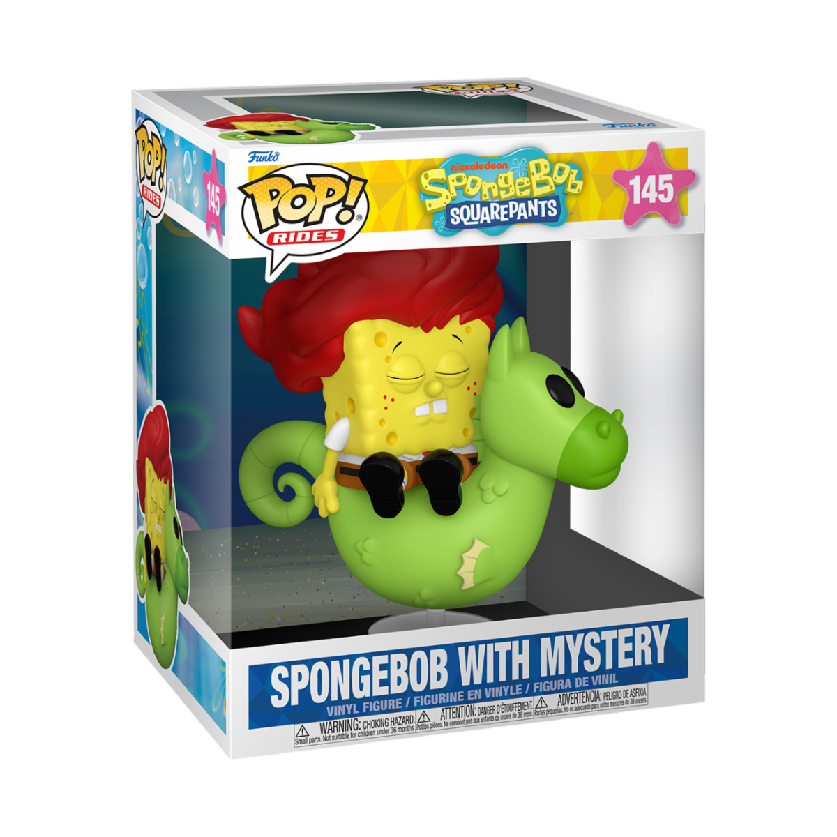 SPONGEBOB S5 - POP FUNKO RIDE DELUXE VINYL FIGURE 145 SPONGEBOB WITH MYSTERY 15CM