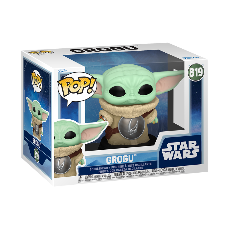 STAR WARS: MANDALORIAN & GROGU (2026) - POP FUNKO VINYL FIGURE 819 GROGU 9CM