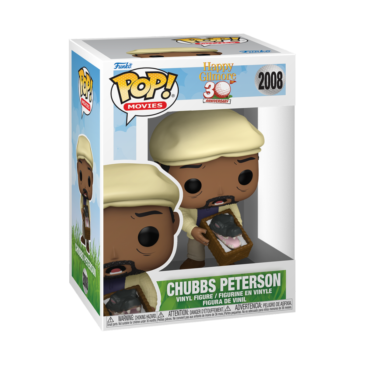 HAPPY GILMORE S2 - POP FUNKO VINYL FIGURE 2008 CHUBBS PETERSON 9CM