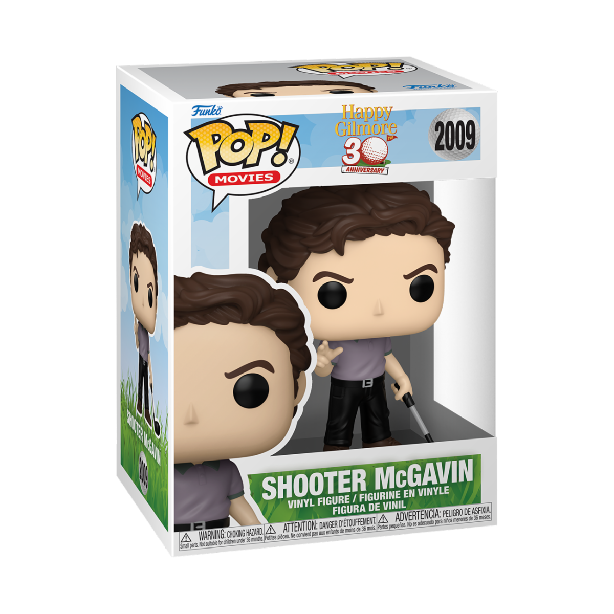 HAPPY GILMORE S2 - POP FUNKO VINYL FIGURE 2009 SHOOTER MCGAVIN 9CM