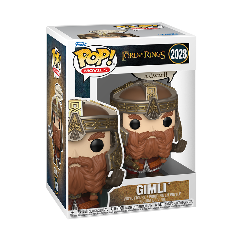 THE LORD OF THE RINGS S11 - POP FUNKO VINYL FIGURE 2028 GIMLI 9CM