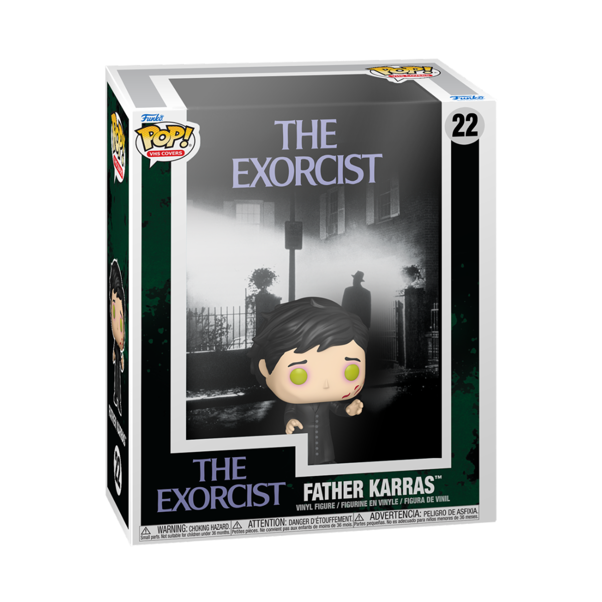 THE EXORCIST - POP FUNKO VHS COVER VINYL FIGURE 22 FATHER KARRAS 9CM