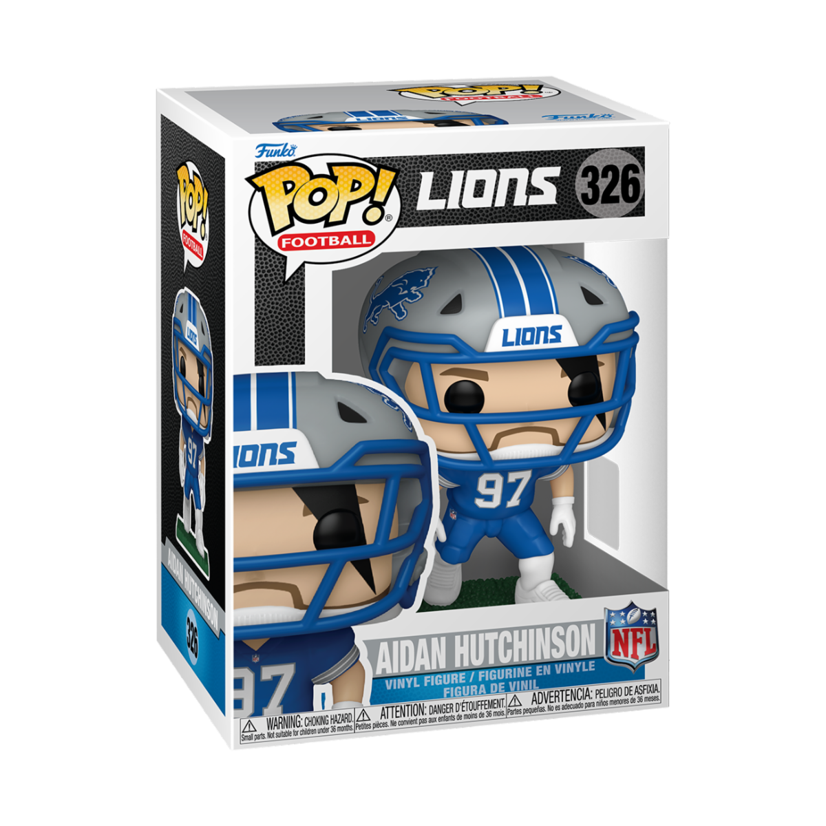 NFL S15 - POP FUNKO VINYL FIGURE 326 AIDAN HUTCHINSON (HOME) 9CM