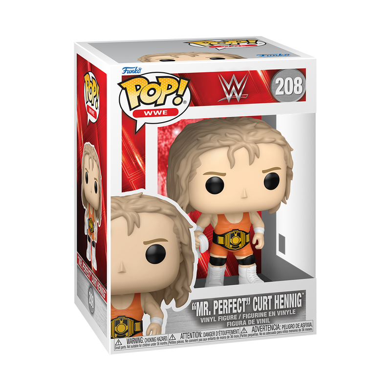 WWE S31 - POP FUNKO VINYL FIGURE 208 "MR. PERFECT" CURT HENNIG 9CM