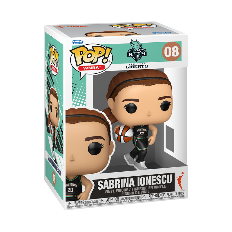 WNBA S2 - POP FUNKO VINYL FIGURE 08 SABRINA IONESCU 9CM