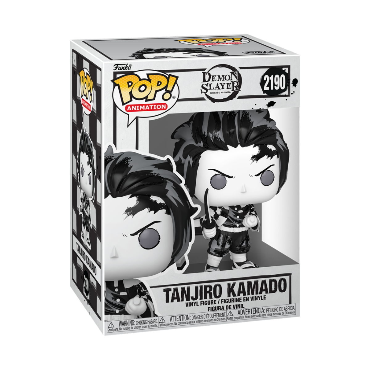 DEMON SLAYER S10 - POP FUNKO VINYL FIGURE 2190 TANJIRO KAMADO (SUMI-INK) 9CM