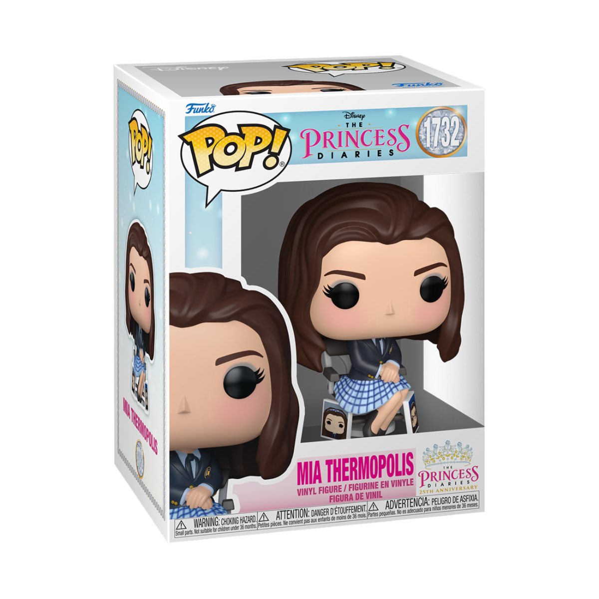 THE PRINCESS DIARIES - POP FUNKO PREMIUM VINYL FIGURE 1732 MIA THERMOPOLIS (TRANSFORMATION) 9CM