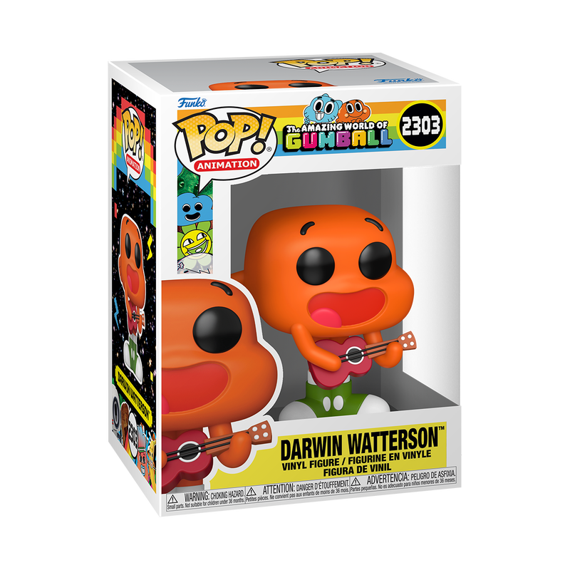 THE AMAZING WORLD OF GUMBALL - POP FUNKO VINYL FIGURE 2303 DARWIN WATTERSON 9CM