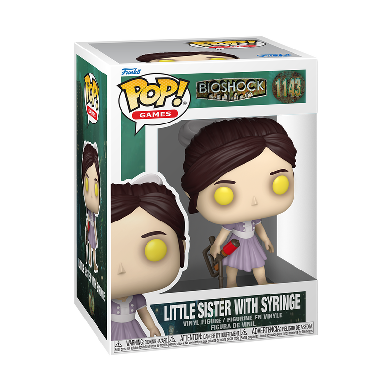 BIOSHOCK S3 - POP FUNKO VINYL FIGURE 1143 LITTLE SISTER WITH SYRINGE 9CM