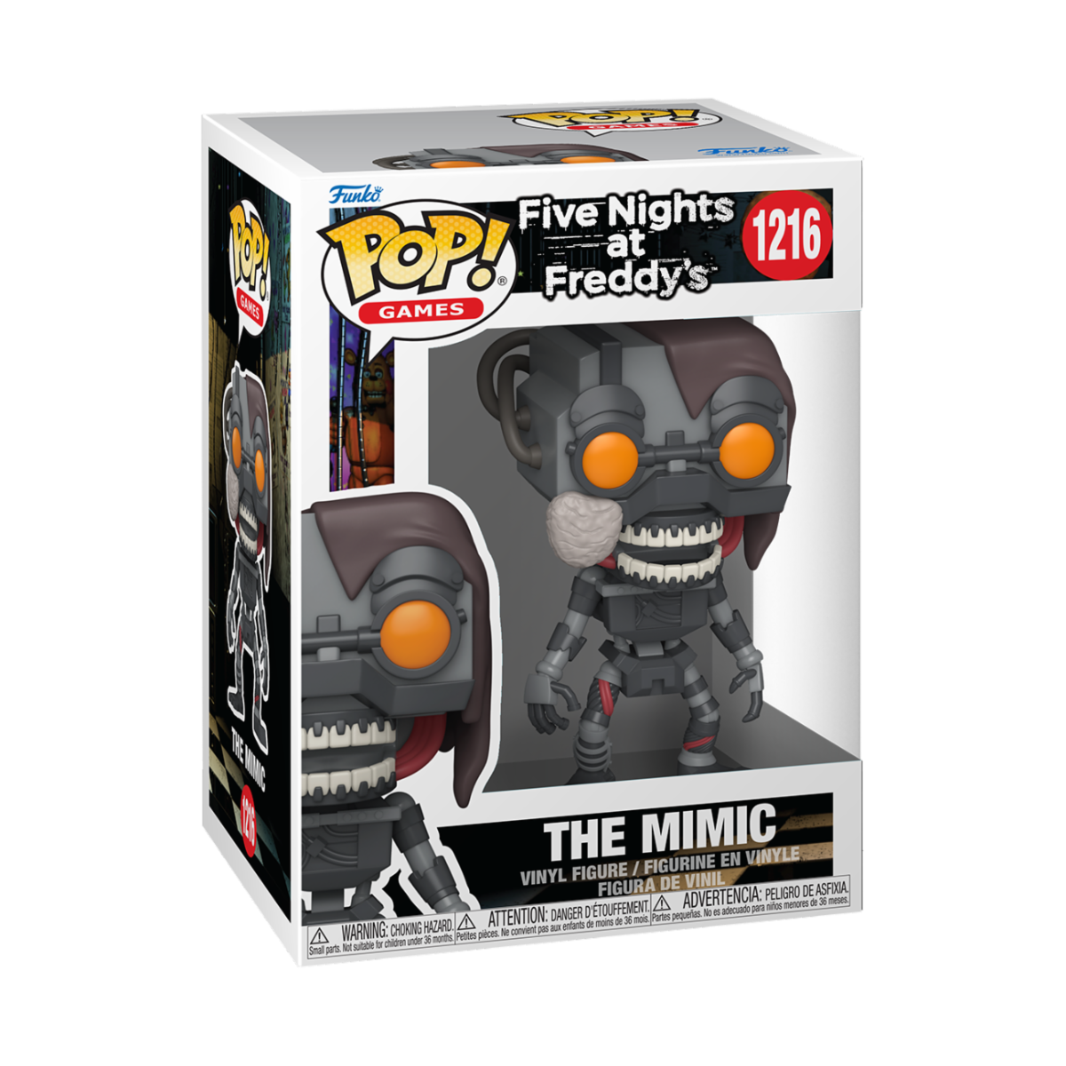 FIVE NIGHTS AT FREDDY'S S10 - POP FUNKO VINYL FIGURE 1216 THE MIMIC 9CM