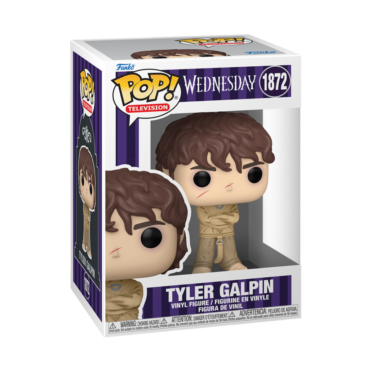WEDNESDAY S2 PT 2 - POP FUNKO VINYL FIGURE 1872 TYLER GALPIN 9CM