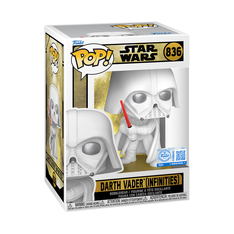 STAR WARS - POP FUNKO VINYL FIGURE 836 DARTH VADER (INFINITIES) 9CM