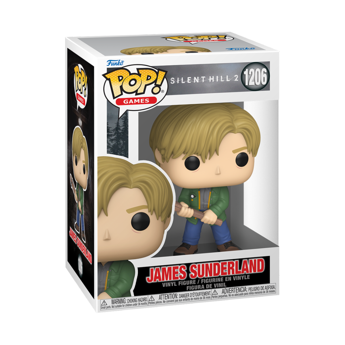 SILENT HILL S1 - POP FUNKO VINYL FIGURE 1206 JAMES SUNDERLAND 9CM
