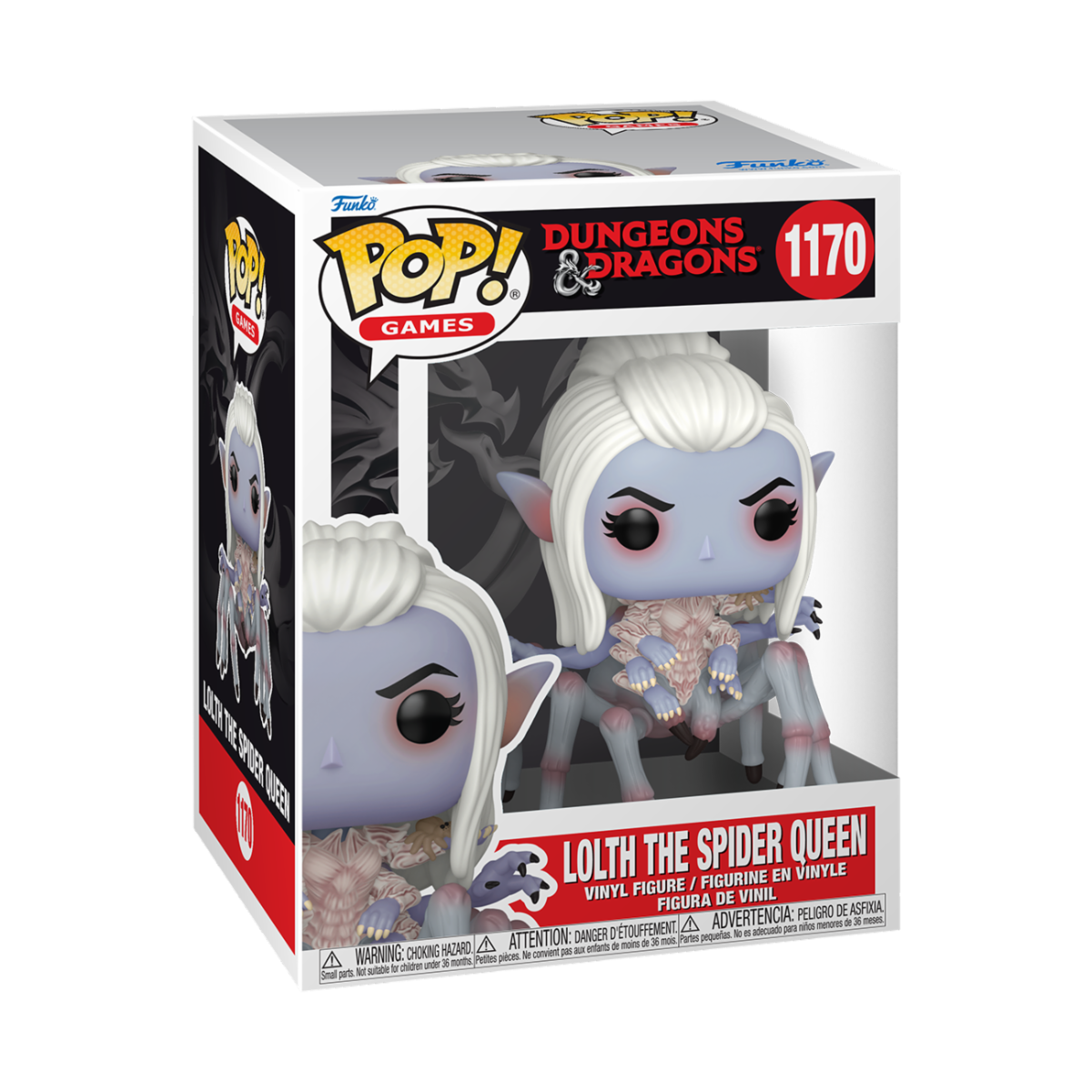 DUNGEONS & DRAGONS S3 - POP FUNKO PREMIUM VINYL FIGURE 1170 LOLTH THE SPIDER QUEEN 9CM