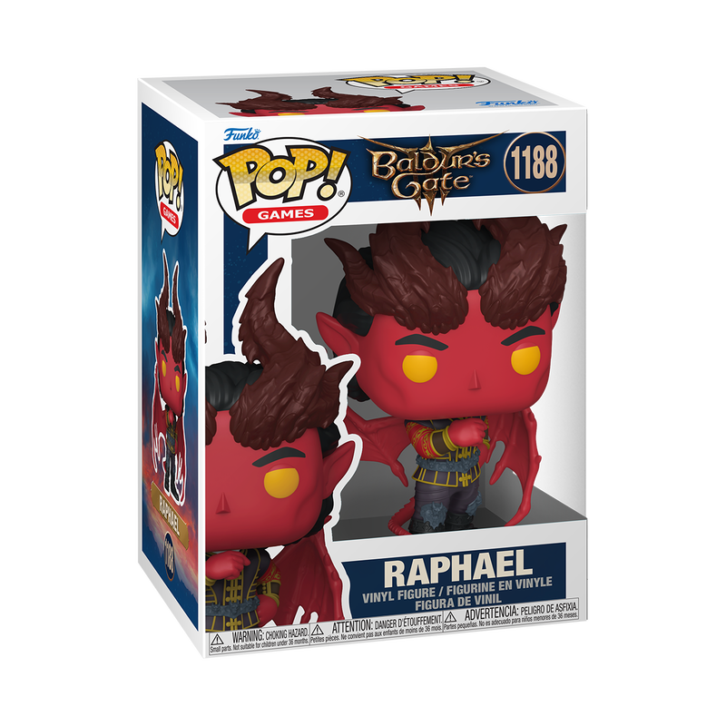 BALDUR'S GATE 3 S3 - POP FUNKO VINYL FIGURE - RAPHAEL (CAMBION DEVIL) 9CM