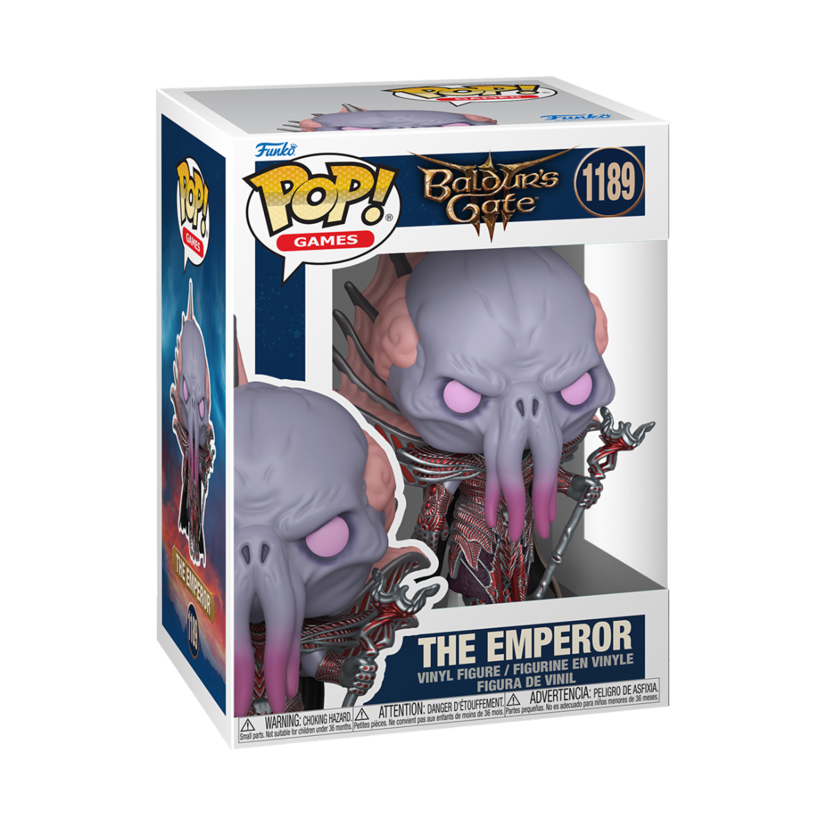 BALDUR'S GATE 3 S3 - POP FUNKO VINYL FIGURE 1189 THE EMPEROR 9CM