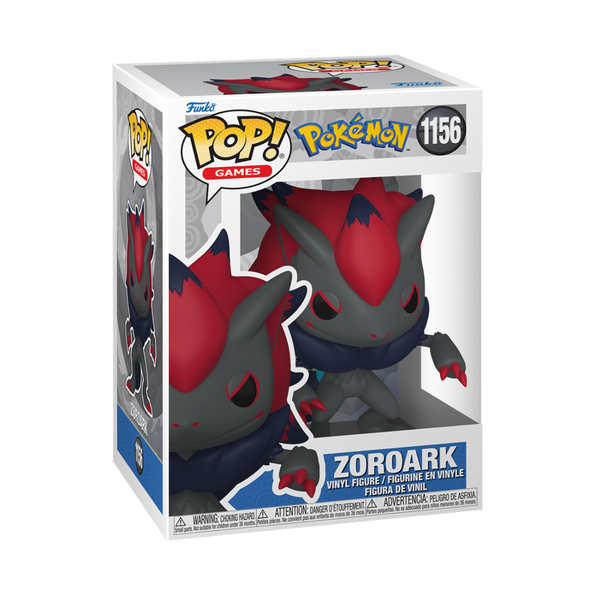 POKEMON S23 - POP FUNKO VINYL FIGURE 1156 ZOROARK 9CM