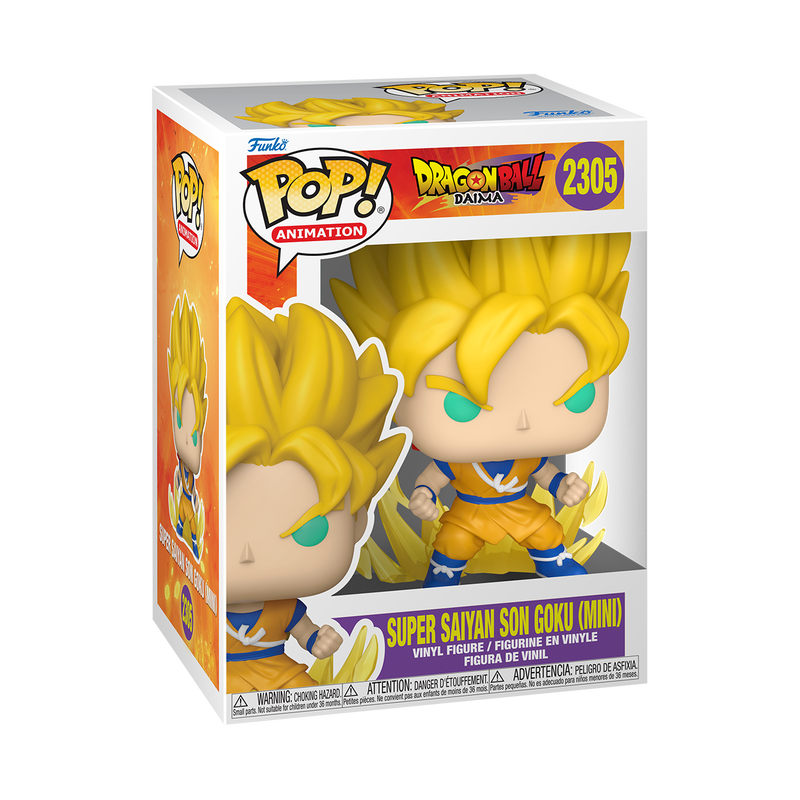 DRAGON BALL DAIMA - POP FUNKO VINYL FIGURE 2305 SUPER SAIYAN SON GOKU (MINI) REGULAR 9CM