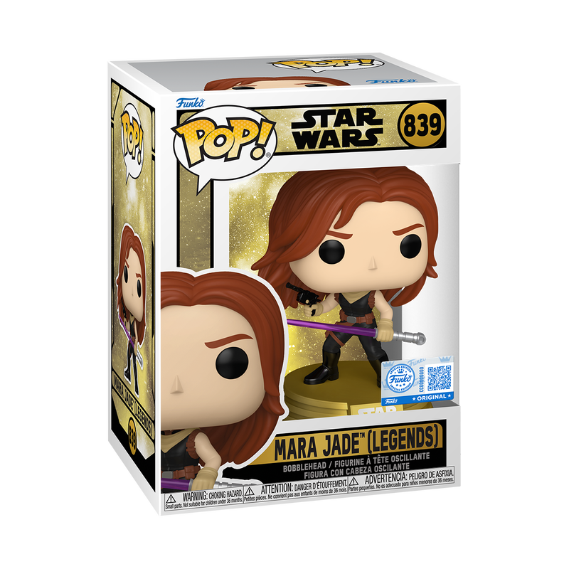 STAR WARS - POP FUNKO VINYL FIGURE 839 MARA JADE (LEGENDS) 9CM