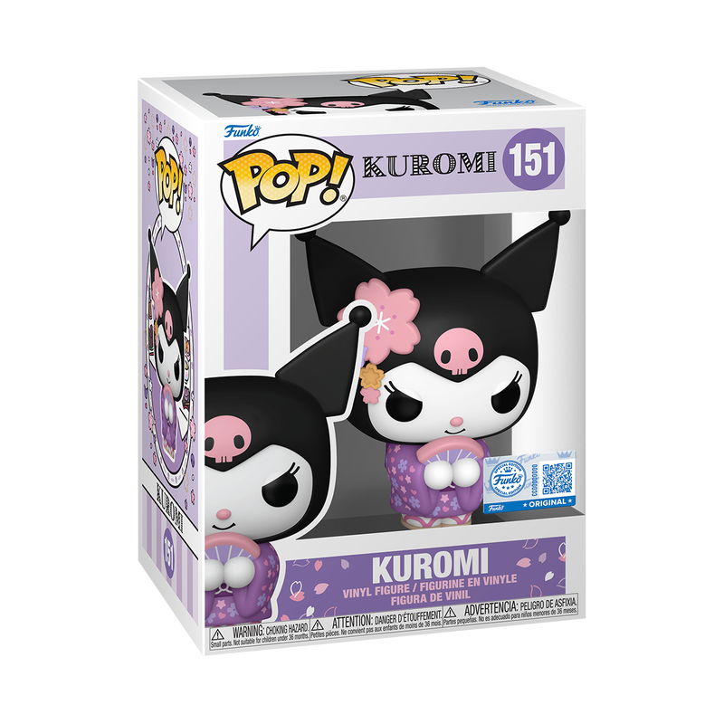 HELLO KITTY S8 - POP FUNKO VINYL FIGURE 151 KUROMI (IN KIMONO) 9CM