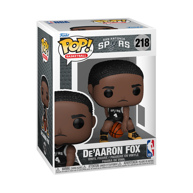 NBA S17 - POP FUNKO VINYL FIGURE 218 DE'AARON FOX (SPURS) 9CM