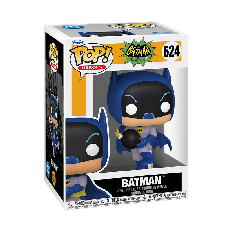 BATMAN 66 S2 - POP FUNKO VINYL FIGURE 624 BATMAN (WITH BOMB) 9CM