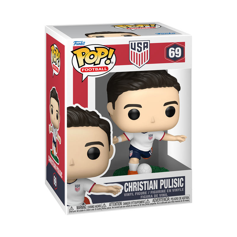 WORLD CUP 2026 - USA - POP FUNKO VINYL FIGURE 69 CHRISTIAN PULISIC 9CM