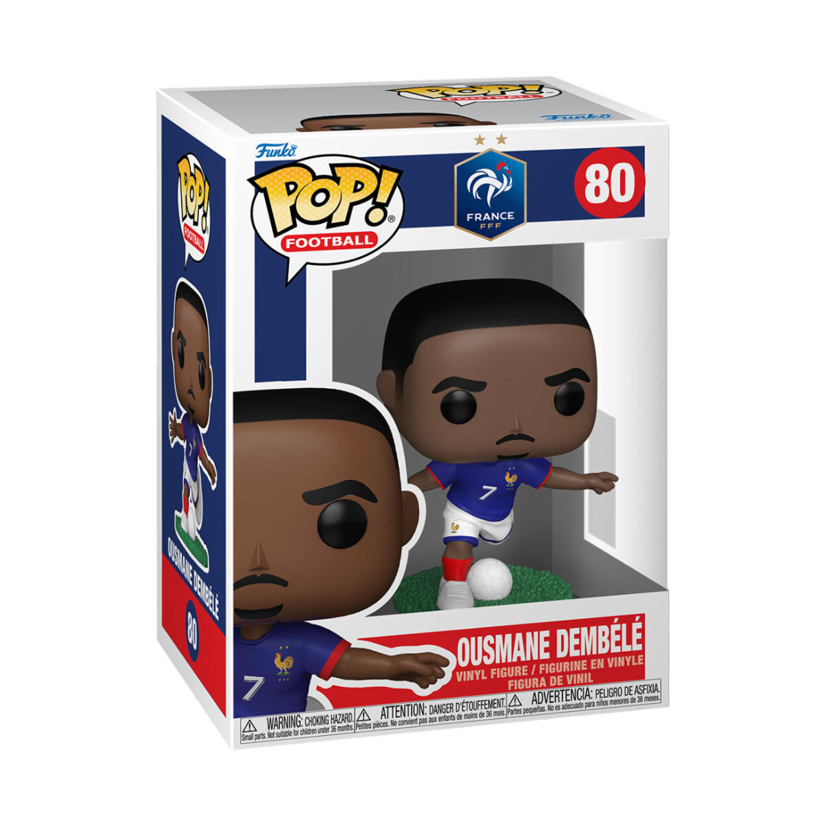 WORLD CUP 2026 - FRANCE - POP FUNKO VINYL FIGURE 80 OUSMANE DEMBELE 9CM