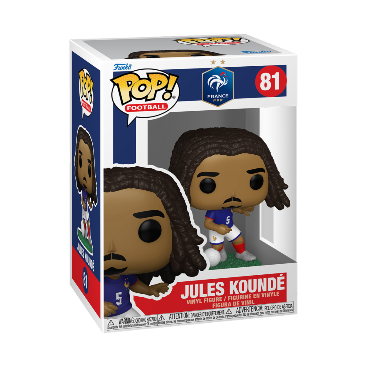 WORLD CUP 2026 - FRANCE - POP FUNKO VINYL FIGURE 81 JULES KOUNDE 9CM