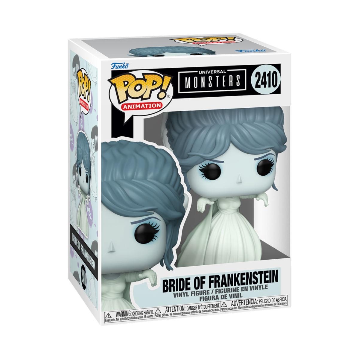 UNIVERSAL MONSTERS S6 - POP FUNKO VINYL FIGURE 2410 BRIDE OF FRANKENSTEIN 9CM