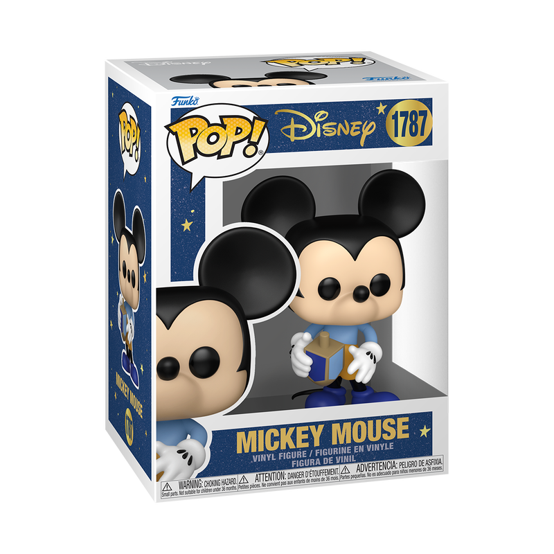 DISNEY - POP FUNKO VINYL FIGURE 1787 MICKEY MOUSE (WITH DREIDEL) 9CM