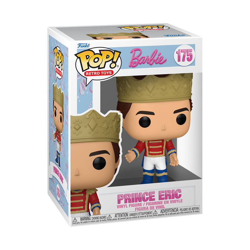 BARBIE IN THE NUTCRACKER - POP FUNKO VINYL FIGURE 175 PRINCE ERIC REGULAR 9CM