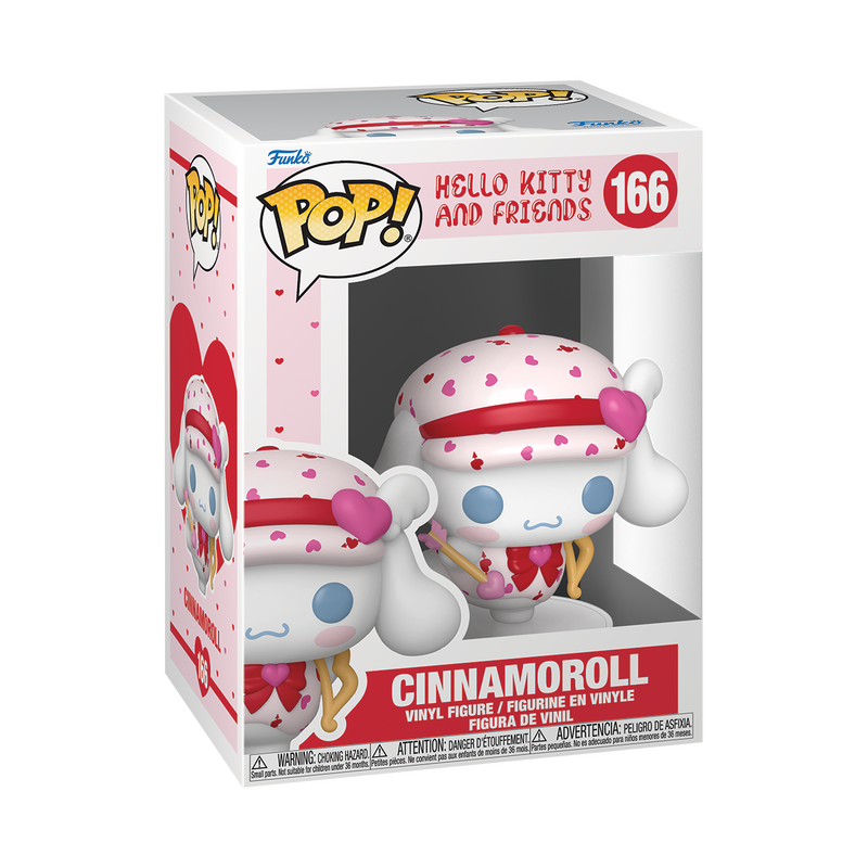 HELLO KITTY - POP FUNKO VINYL FIGURE 166 CINNAMOROLL (VALENTINE HEART OUTFIT) 9CM